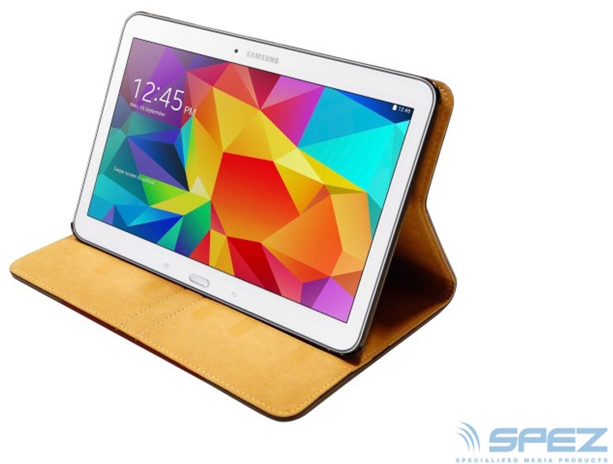 Lederen Book Case voor Samsung Galaxy Tab 4 7.0