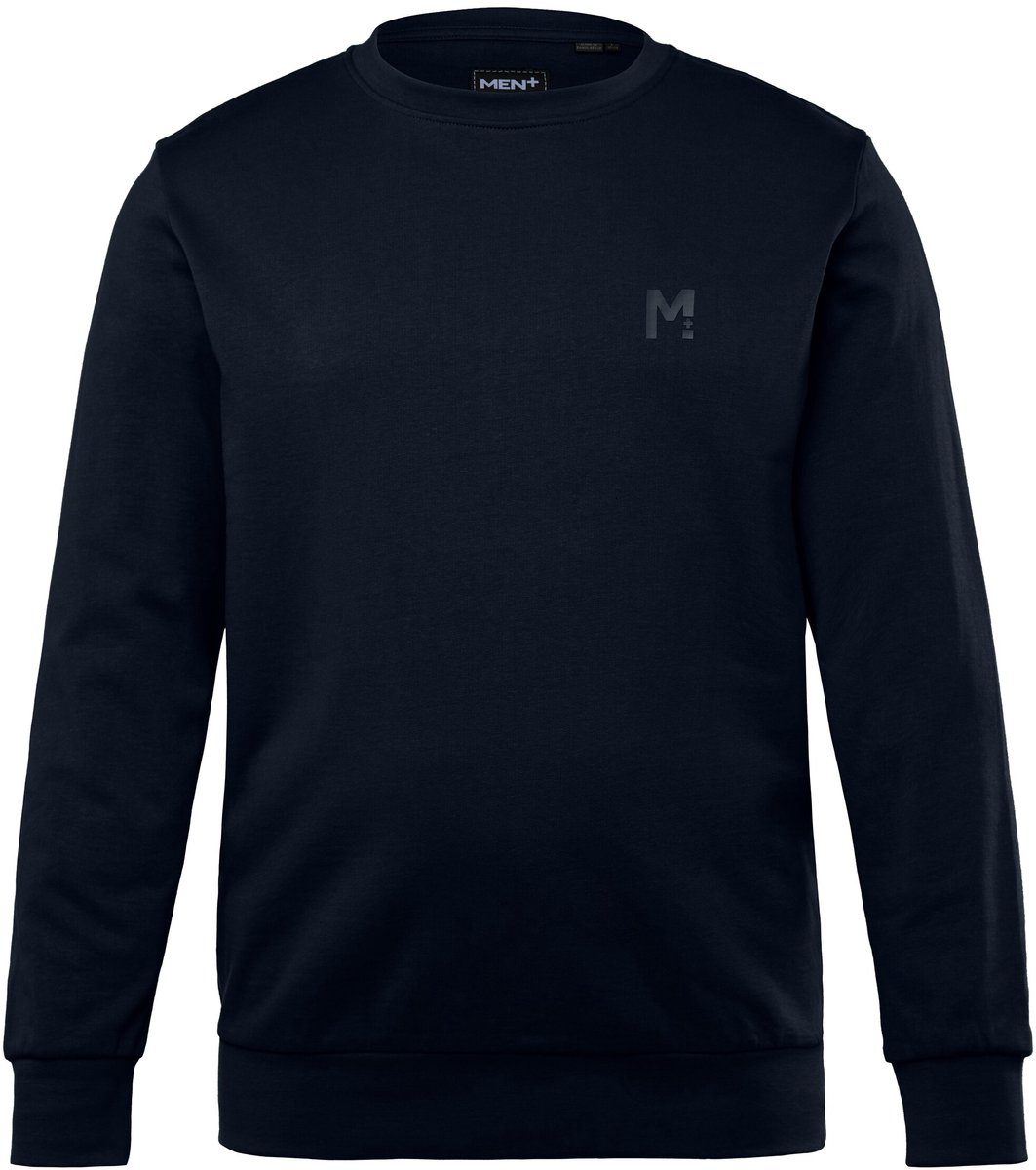 Men Plus - Heren - Sweatshirt basic ronde hals - Donkermarine - Maat L