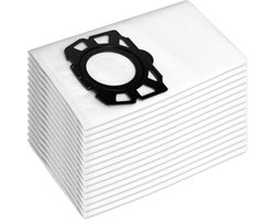 PromoHome 15 stuks vliesfilterzak vervanging geschikt voor Karcher WD4, WD5, WD5 P, stoffilterzak voor de Kärcher stofzuiger MV4,MK5,MV6 voor de stofzuiger en de nat-droogzuiger, vervanging 2.863-006.0