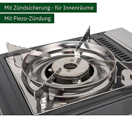 Gasfornuis met Transportkoffer - 2,2 kW, 30 mbar — afbeelding 5