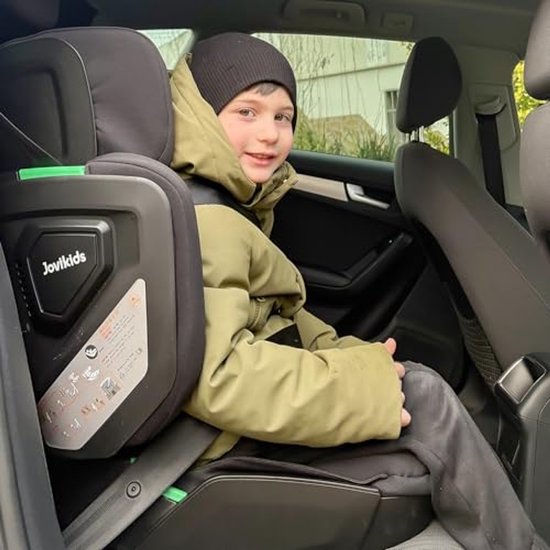 Opvouwbare Kinderstoel met ISOFIX voor Kinderen 3-12 Jaar - Veilig en Comfortabel Reisstoeltje — afbeelding 2
