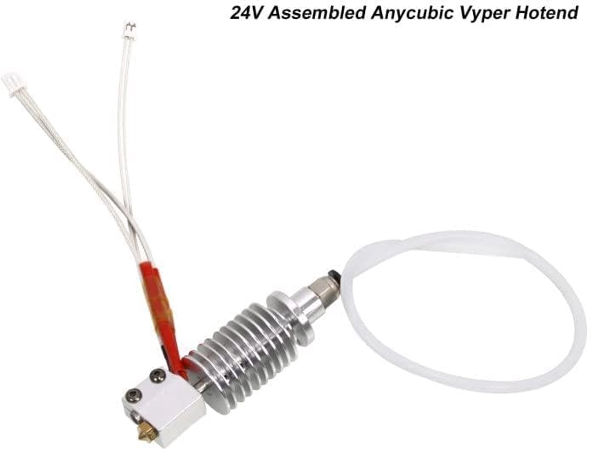 Hotend Kit for Anycubic Vyper, with 5 Pieces Extra E3D Long Nozzles, Compatible with Anycubic Vyper/Kobra Max/Kobra Plus 3D Printer Hotend