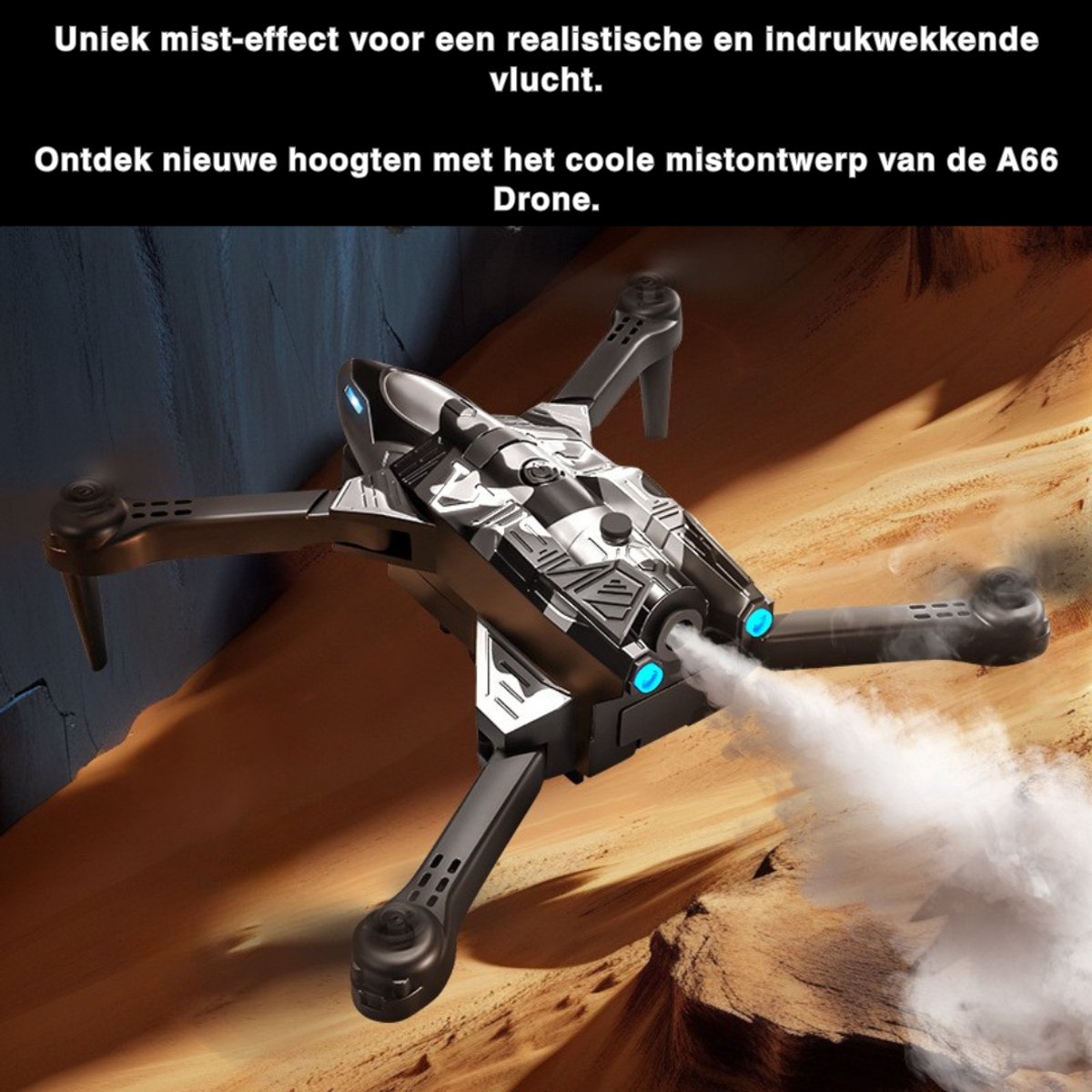 A66 Drone HD Dual Camera – Mistfunctie & Obstakelvermijding thumbnail 4