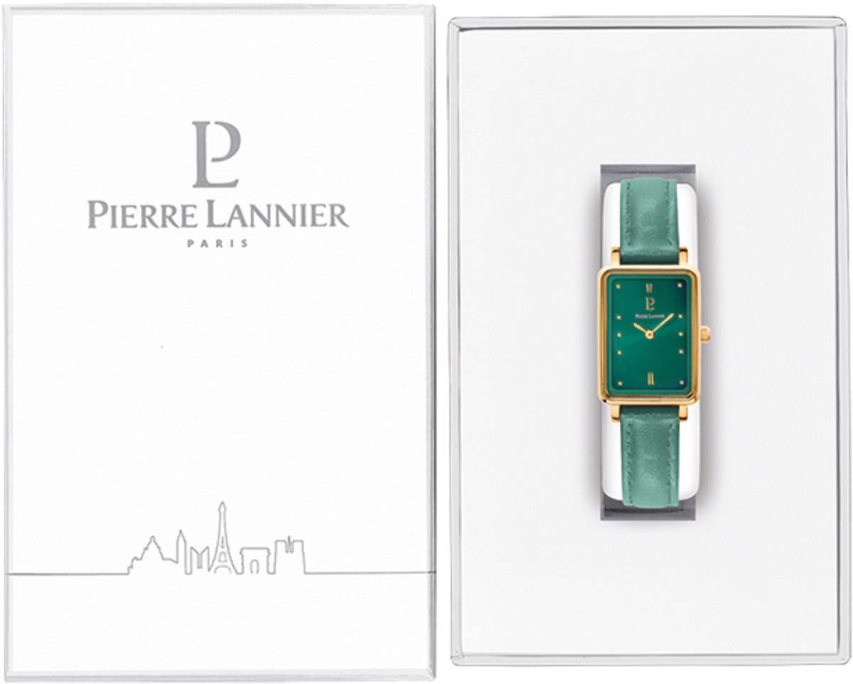 ARIANE Ladies Watch Green Dial Green Leather Strap