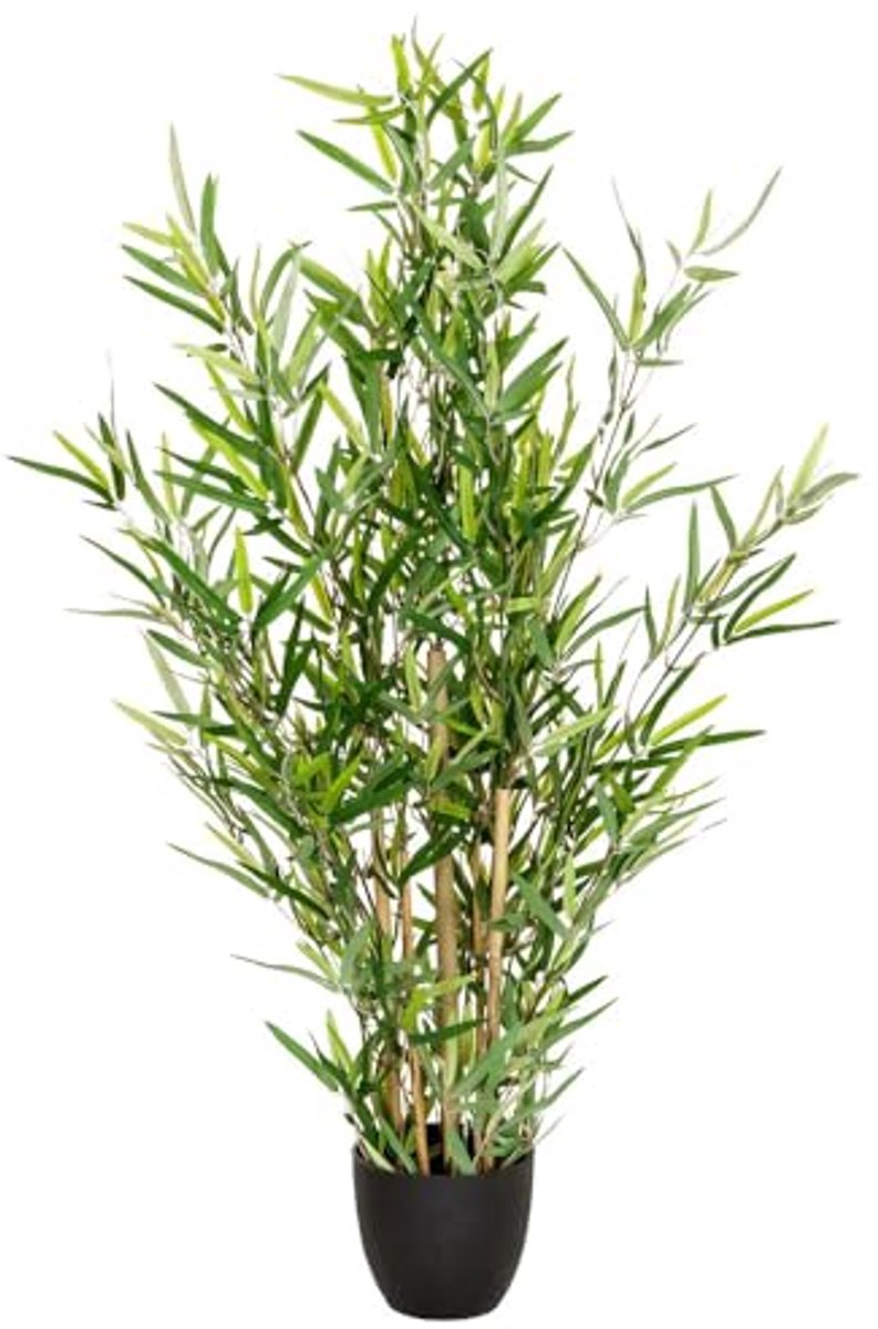 Kunstplant Mini Bamboe 100 cm - Groene Decoratie voor Binnen en Buiten