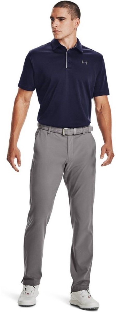 Under Armour Tech Polo Shirt Heren Sportpolo - Maat L  - Mannen - blauw — afbeelding 2