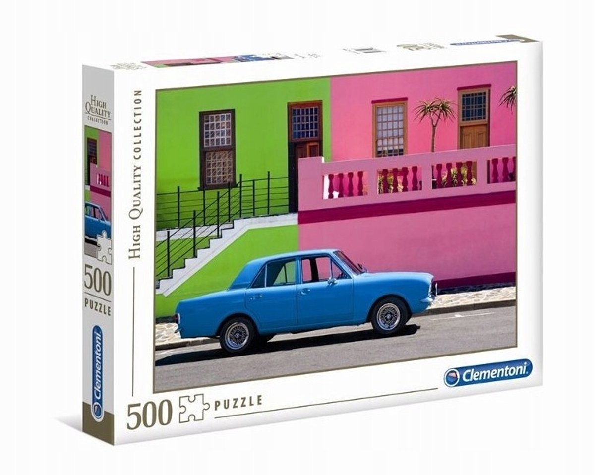 Clementoni Blue Autopuzzel 500 Stukjes - Hoge kwaliteit