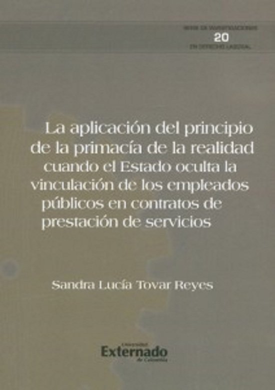 La aplicación del principio de la primacía de la realidad. ... - cover