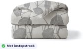Zelesta Royalbed Spring Buds 140x200 - Katoenen dekbed zonder overtrek - Met instopstrook - Wasbaar dekbed - Hoesloos dekbed - 2 in 1 Dekbed met vaste overtrek