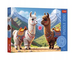 Trefl Kleurrijke Lama's Puzzel 200 Stukjes (7+ jaar)