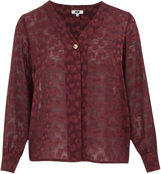 WE Fashion Chemisier femme avec structure - Curve