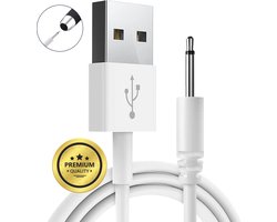 DC Kabel - USB naar DC Oplader - USB DC Oplaadkabel 2.5mm - 80cm - Wit