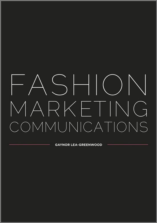 Fashion Marketing Communications - cover