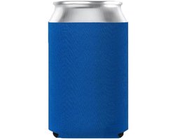 25 stuks blauwe, blanco blikjeskoelerhoezen, aanpasbaar bulkisolatieschuim voor bier, opvouwbare drankhouder, isolatiehoezen voor koude frisdrank, blikjes van 12 oz, blikjes van 16 oz hoog
