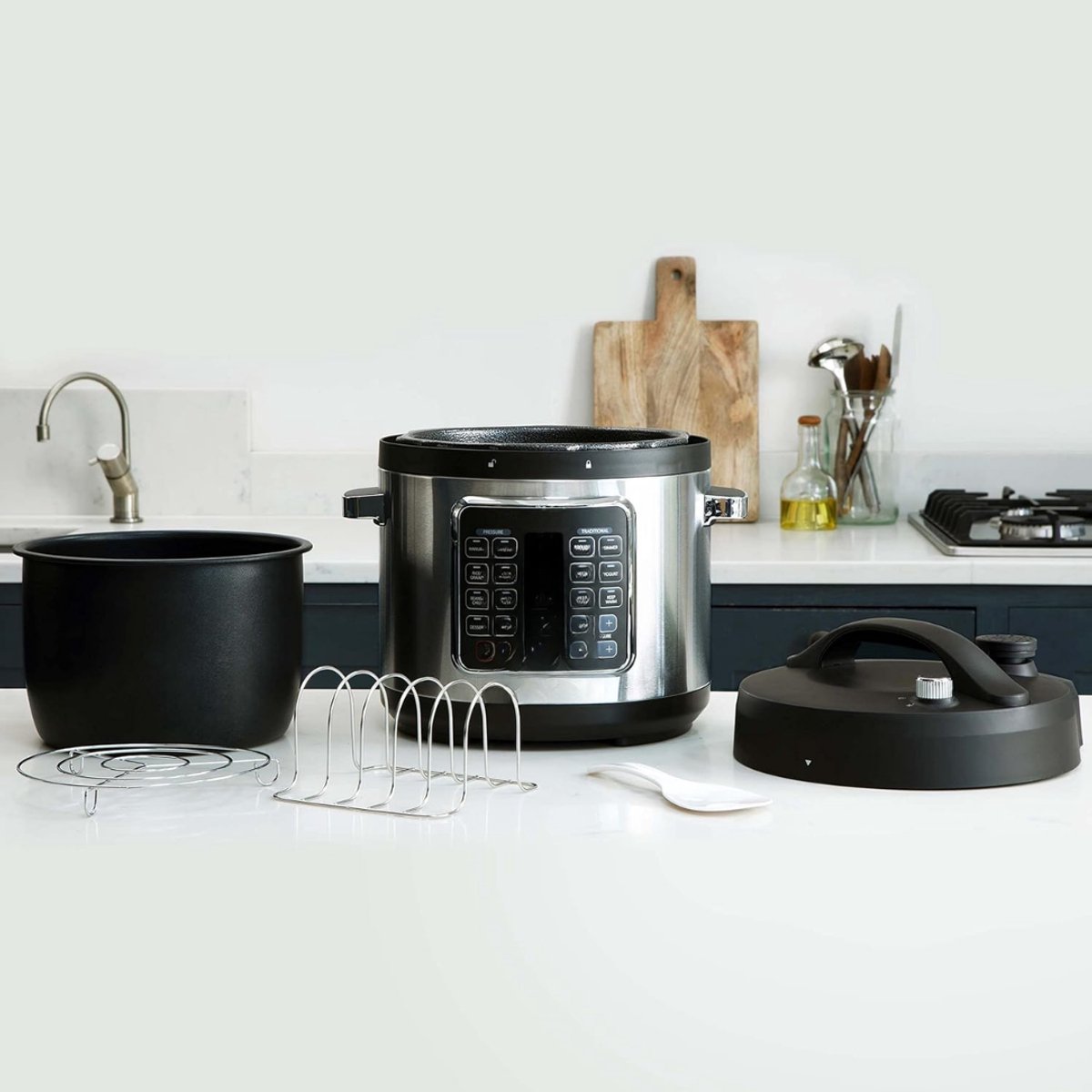 SCH® Multicooker - Multicookers - Zilver - 35cm x 31cm x 34cm – foto 6