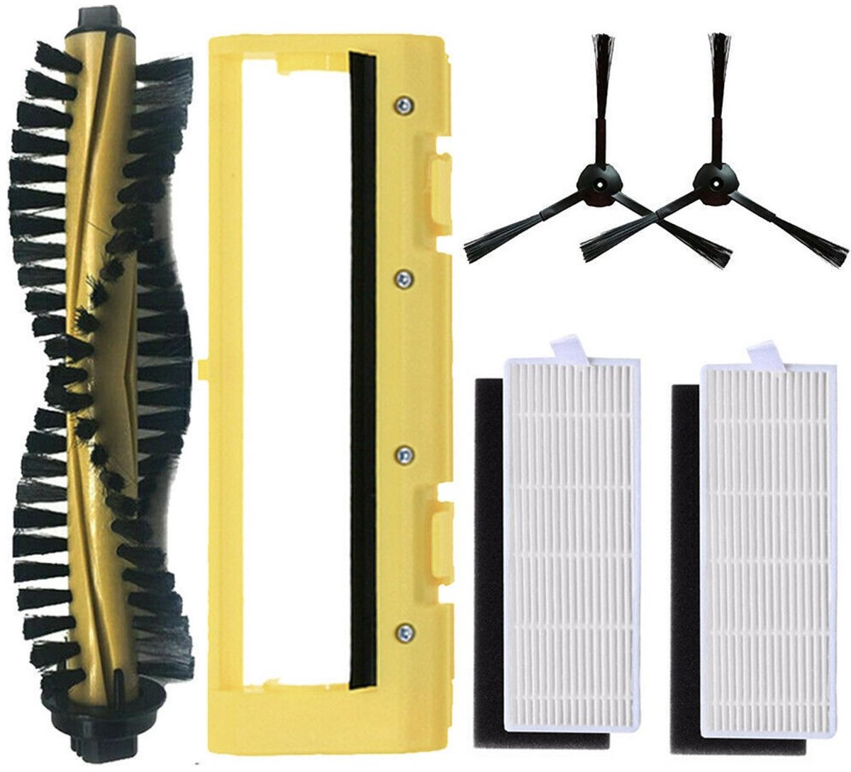 Geschikt voor ILIFE A4 A4S Robotstofzuiger Accessoires Hoofdzijborstel HEPA-filter