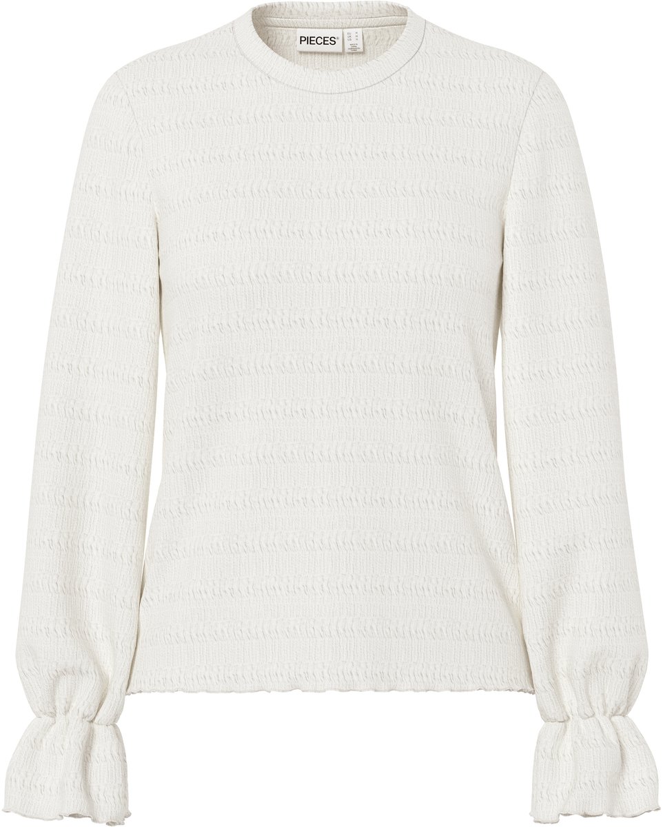PIECES - PCDAISY LS O-NECK TOP JRS NOOS BC - Dames - Blouses