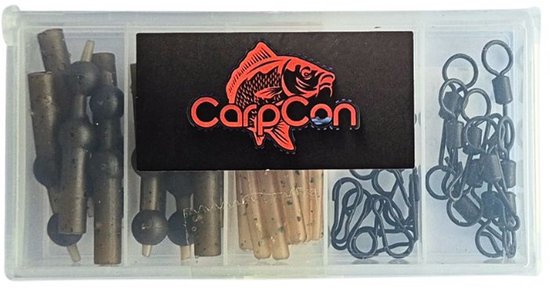 Helicopter Rig Kit 'Camo Brown' - 40pcs - Alles voor Helikopter Systeem - Karper Onderlijn - Rigmateriaal voor Vissen van Merkloos — afbeelding 2