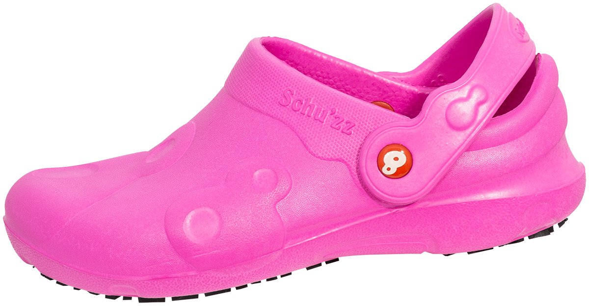 Schu'zz Schuzz Damen Clog Berufsschuhe PRO Femme uni CE 20347 Fuchsia / Pink-38
