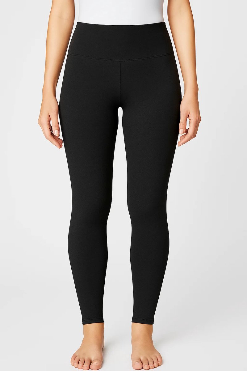 Marianne Thermo winter legging dames Fleece - Warme zwarte legging fleece - Thermo panty - S/M