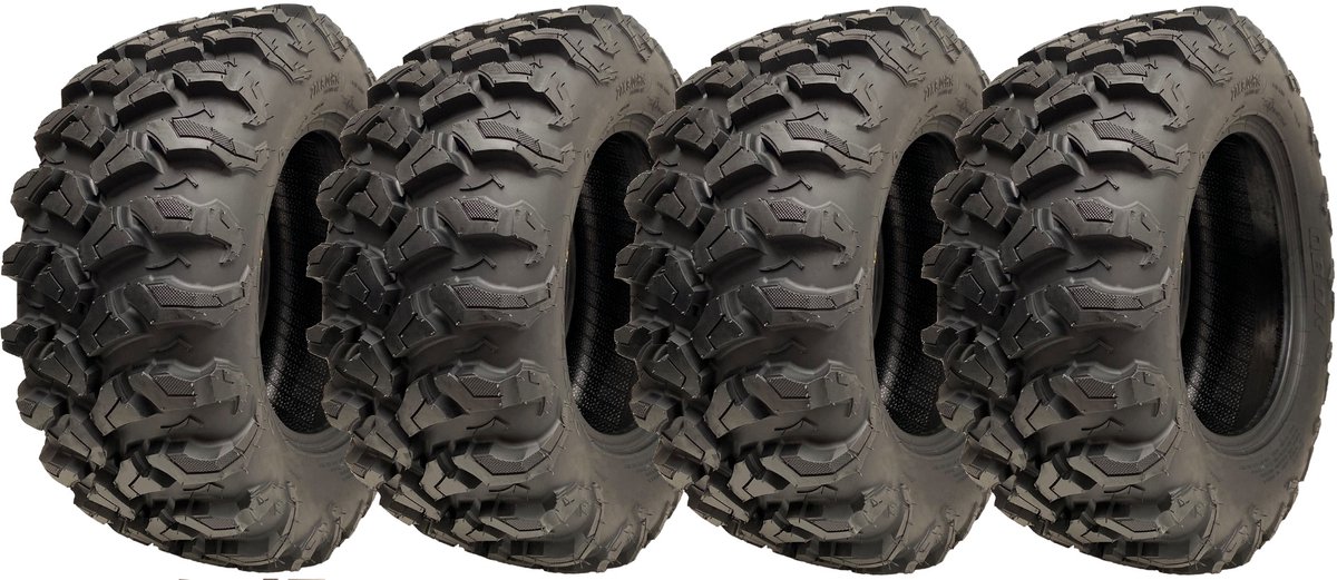 27x9.00R14 ATV-band, 8-laags, P3137 OBOR, 225/70R14, Outslope, 73J, goedgekeurd voor de openbare weg (set van 4)