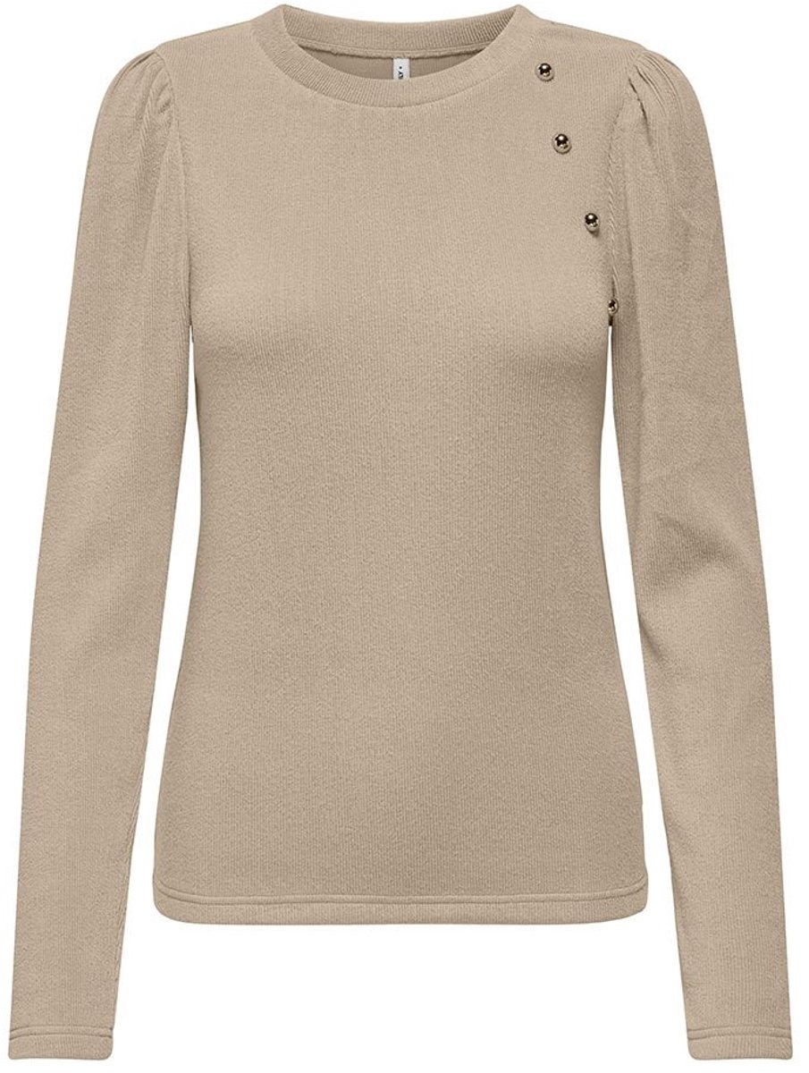 Only Nanna Trui Beige M Vrouw