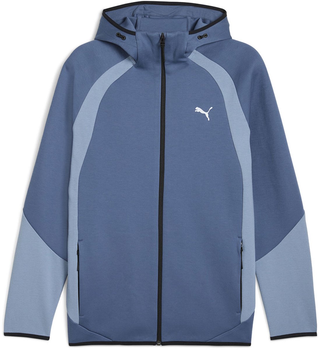 Puma Evostripe Sweatshirt Met Rits Man Dark Indigo