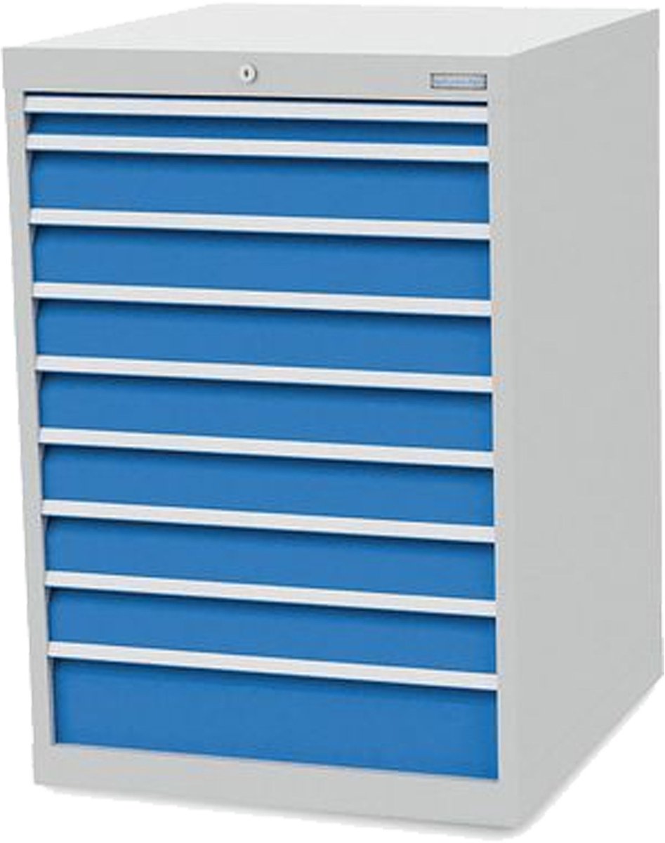 Bedrunka+Hirth ladekast diepte 736 mm R 24-24 9x lade BxDxH 705x7...