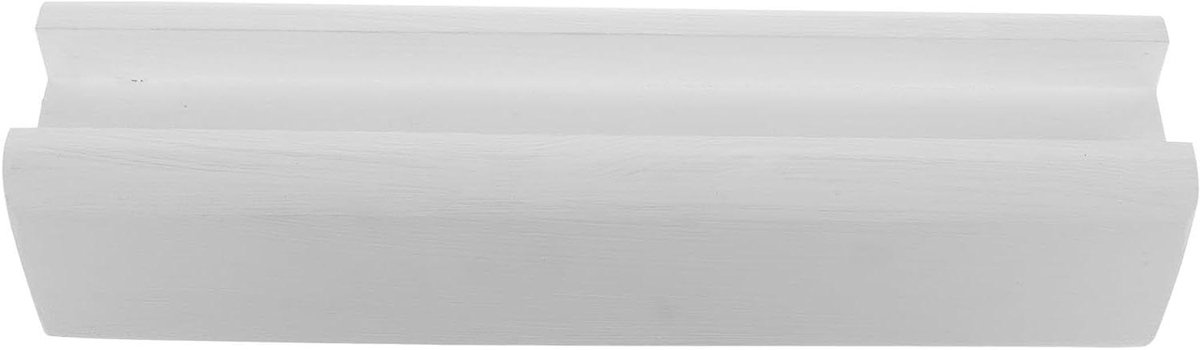 Allecto plus - Spiegelstandaard met plank voor kunstwerken - Volledige lengte - Luxe basis - Wit