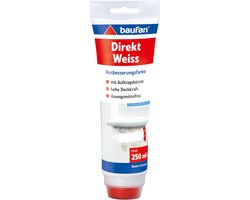 Baufan Direct Touch-Up Paint, Wit met Applicatiekwast, 250 ml