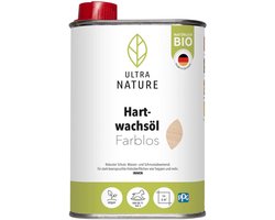 ULTRA NATURE Tuinolie 0,75L, Teak, Veganistisch, Biologisch, Oplosmiddelvrij, Meubelolie