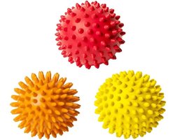 Inovra - Spiky Massageballen voor Voet en Rug - Plantaire Fasciitis - Trigger Point Therapie - Pijnverlichting - Oefening Yoga Pilates