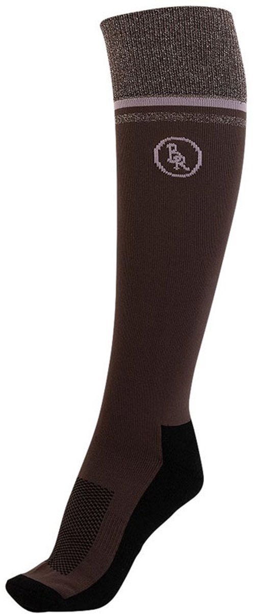 Paardrijsokken BR Joanne Raisin Brown - 39-42