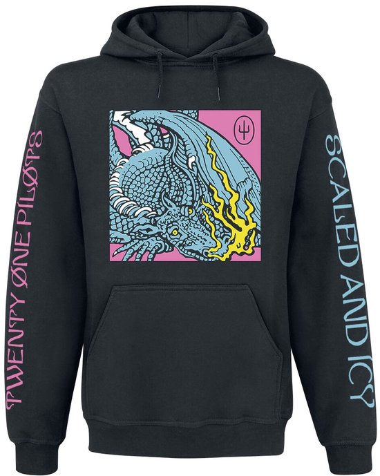 Twenty One Pilots Scaled And Icy Heren Trui met capuchon - zwart - L