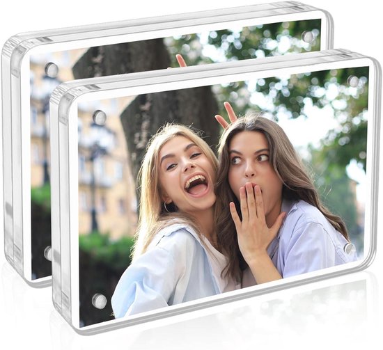 2 stuks acryl fotolijst, 10 x 15 cm, magnetisch acrylblok fotolijst, dubbelzijdig frameloos frame, heldere dubbelzijdige dikke fotolijst, 3 cm dik, transparante magnetische fotolijst 2 stuks acryl fotolijst, 10 x 15 cm, magnetisch acrylblok fotolijst, dubbelzijdig frameloos frame, heldere dubbelzijdige dikke fotolijst, 3 cm dik, transparante magnetische fotolijst