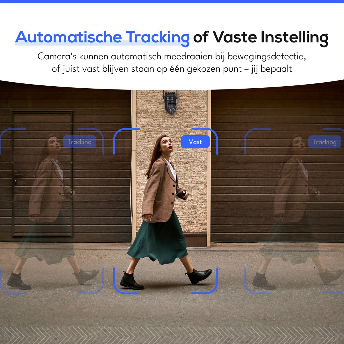 Teceye Dual Camera Beveiliging Set met 1x Wifi IP Camera - Camera Beveiliging Buiten Draadloos, Wifi Beveiligingscamera Set Buiten - Beveiligingscamera - Beveiligingscamera buiten - Beveiligingscamera Draadloos buiten - CCTV Camerasysteem – foto 8