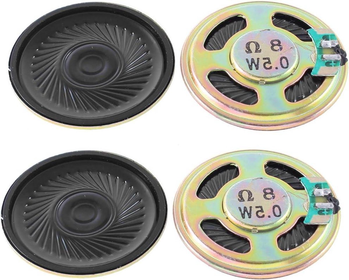 TheLau - 4 stuks 40mm interne magneet DVD mini luidspreker 8 Ohm 0.5W