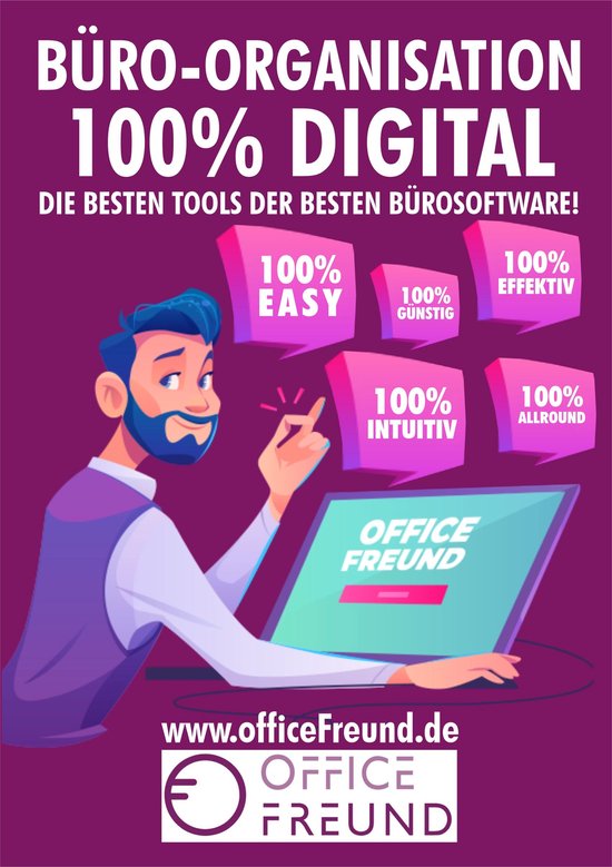 Büro-Organisation 100% digital - cover
