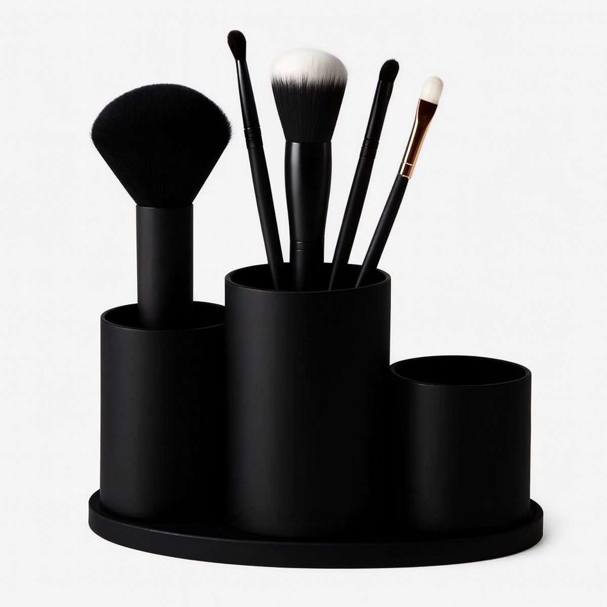 Make up organizer -Make up kwasten organizer-kwasten opberger-trendy-kwasten houder - Make up kwasten houder - 3 compartimenten
