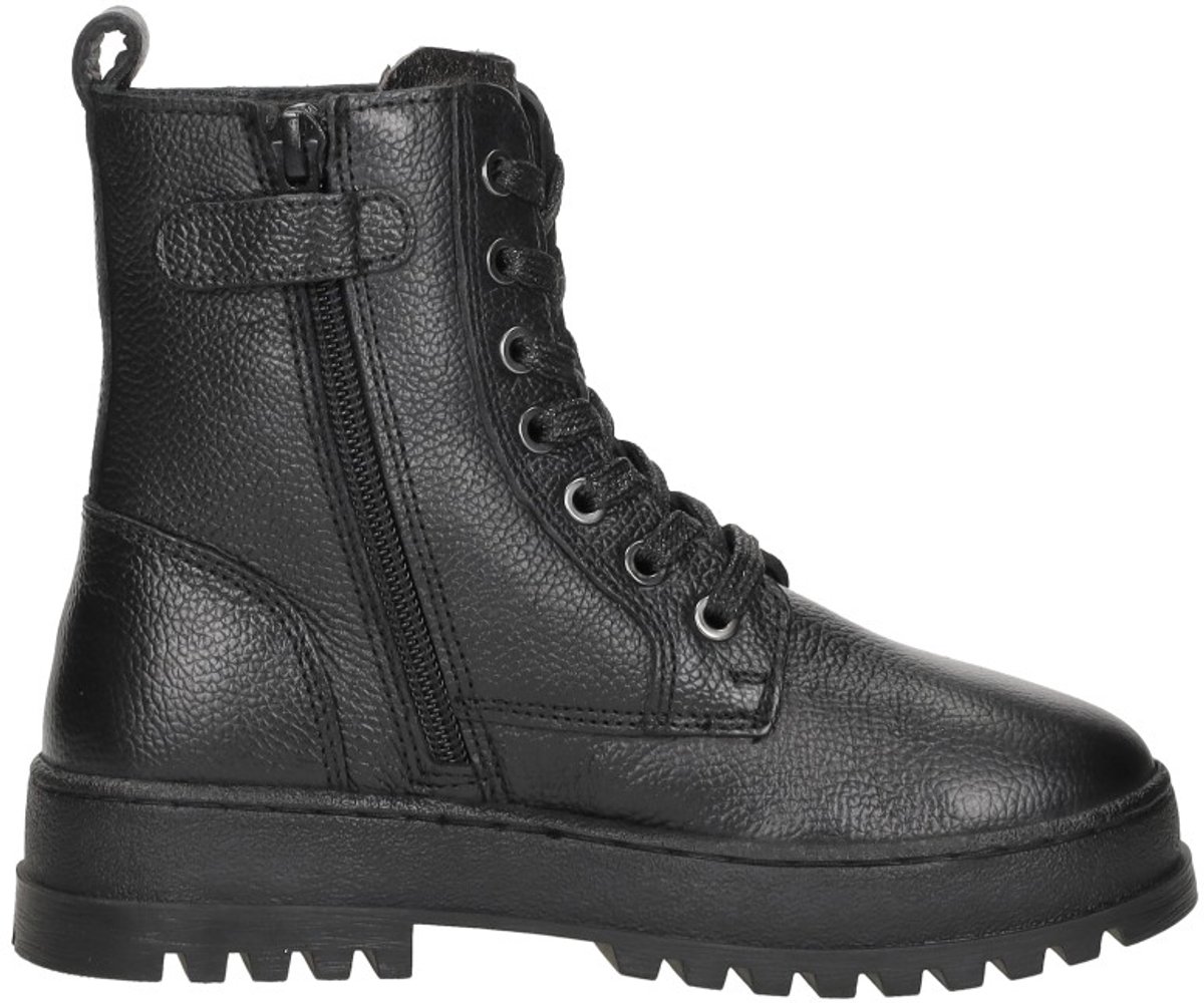 KEQ Veterschoen hoog Veterschoen hoog - Zwart - Maat 28