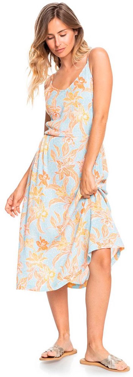 Roxy Land Of All Jurk L Vrouw Blauw