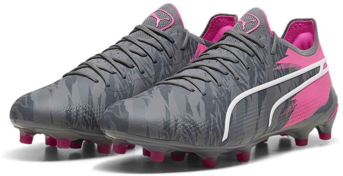 Puma King Ultimate Rush Fg/ag Voetbalschoenen Grijs EU 46