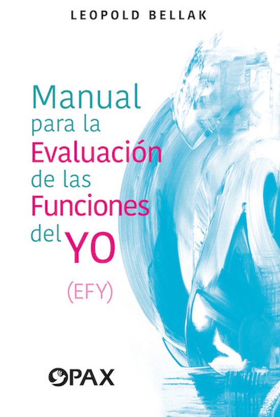 Manual para la evaluación de las funciones del yo (EFY) - cover