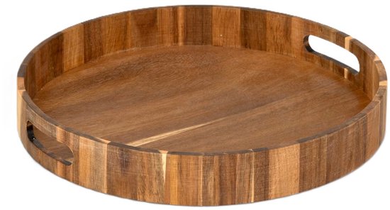 5Five Dienblad Acacia 35 cm Rond