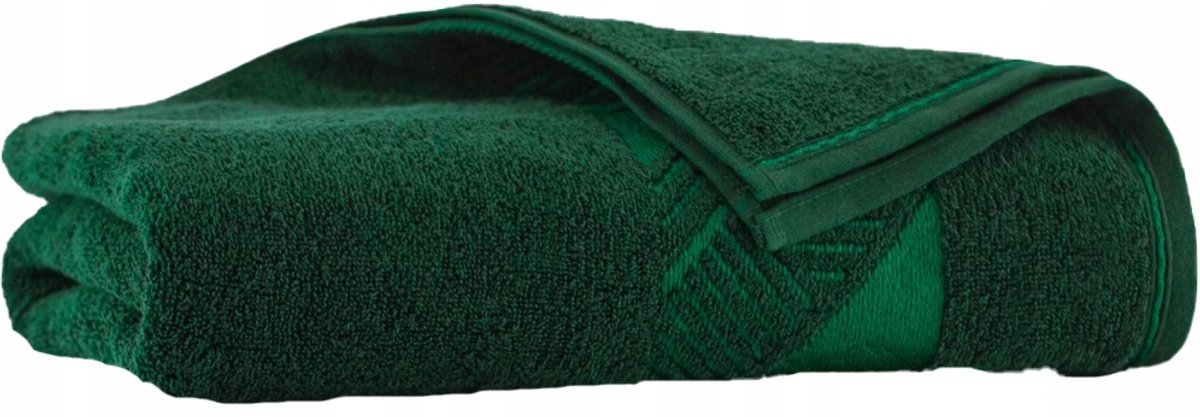 Zwoltex Enzo Egyptische Katoenen Handdoek Groen 70x140 cm