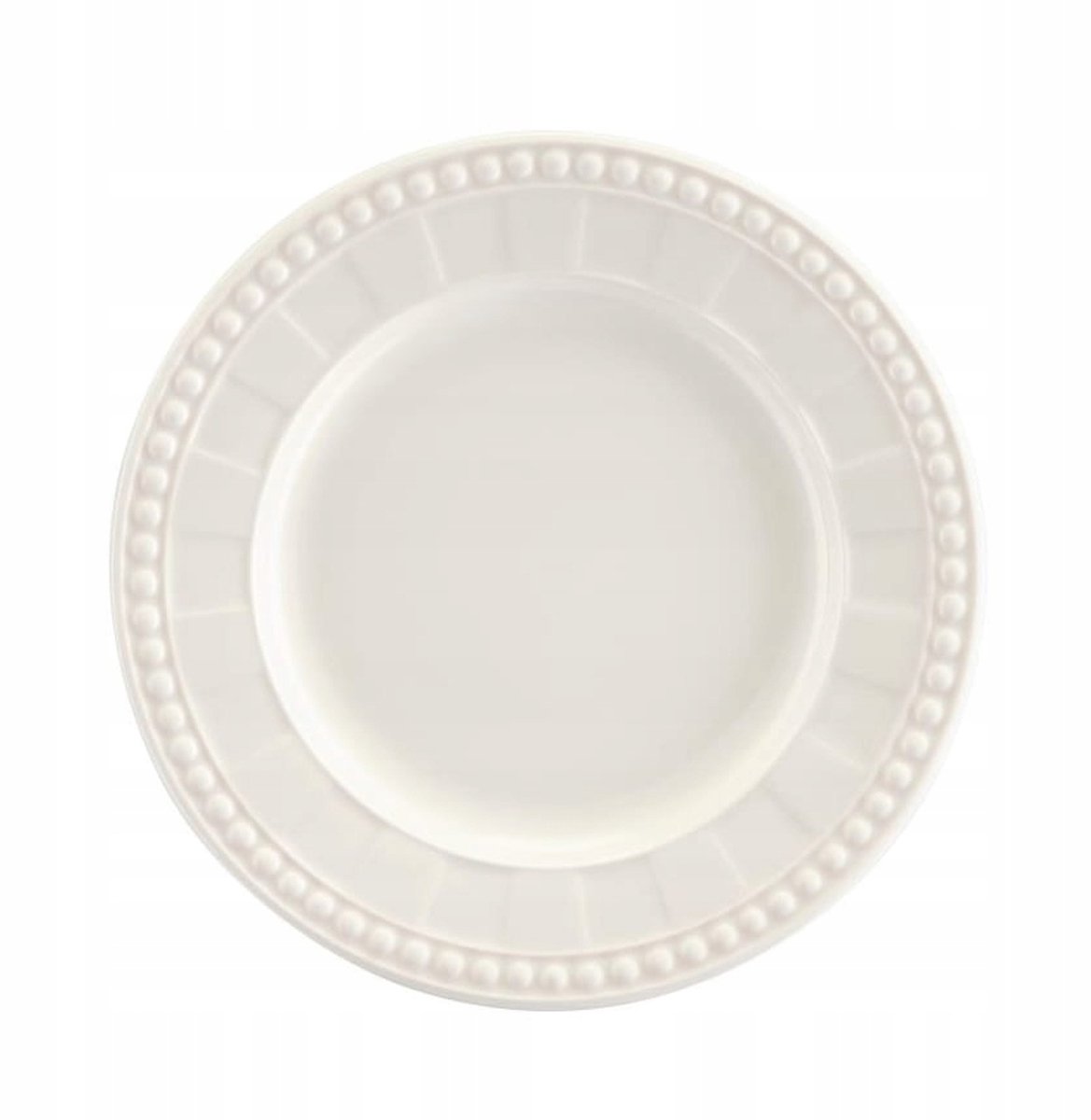 Villa Italia Venice Wit Dessertbord 21 cm - Elegant Wit Porselein