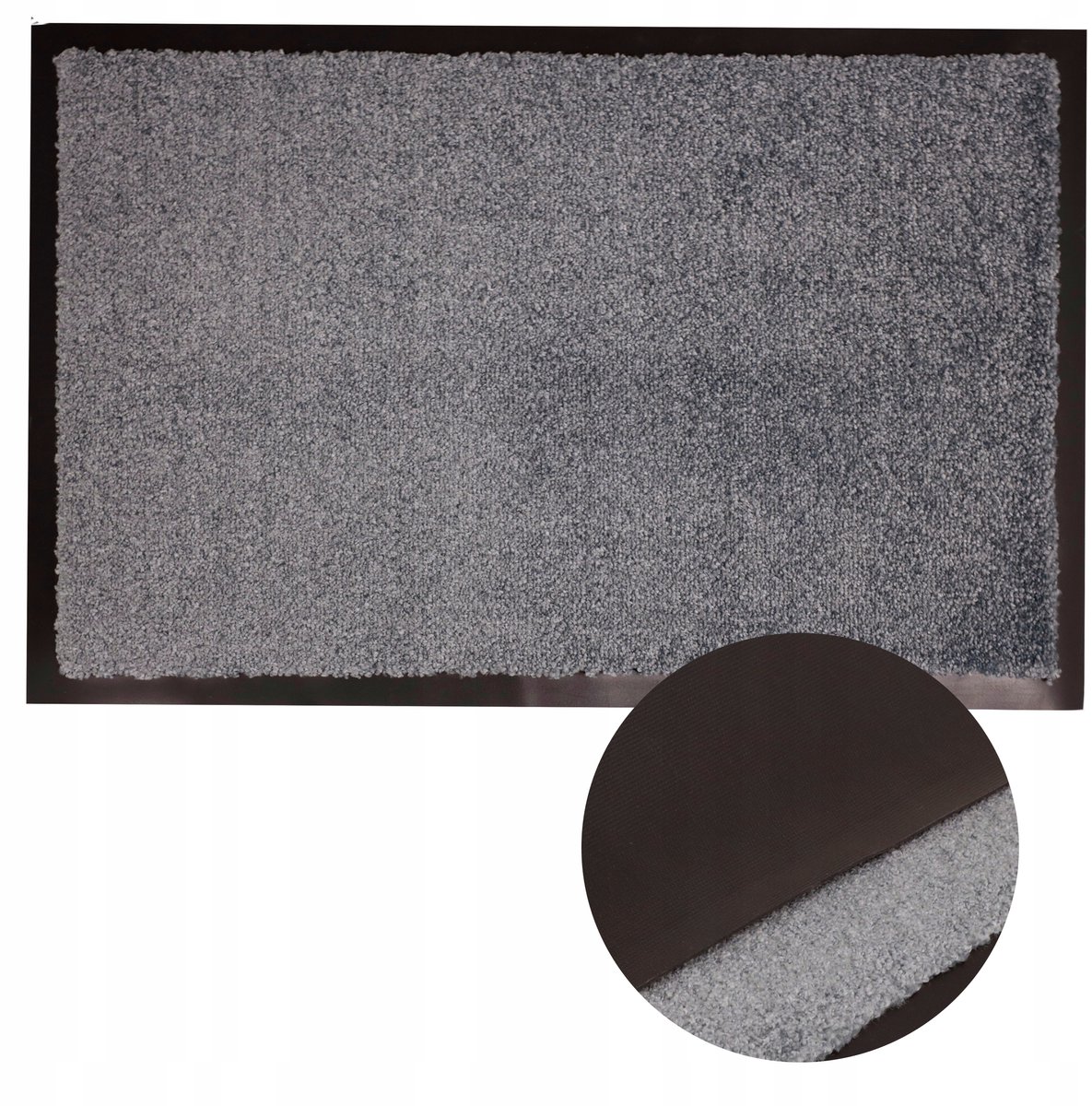 Stevige Deurmat 40x60 cm Antislip met Rand - Vuil en Vocht Absorberend