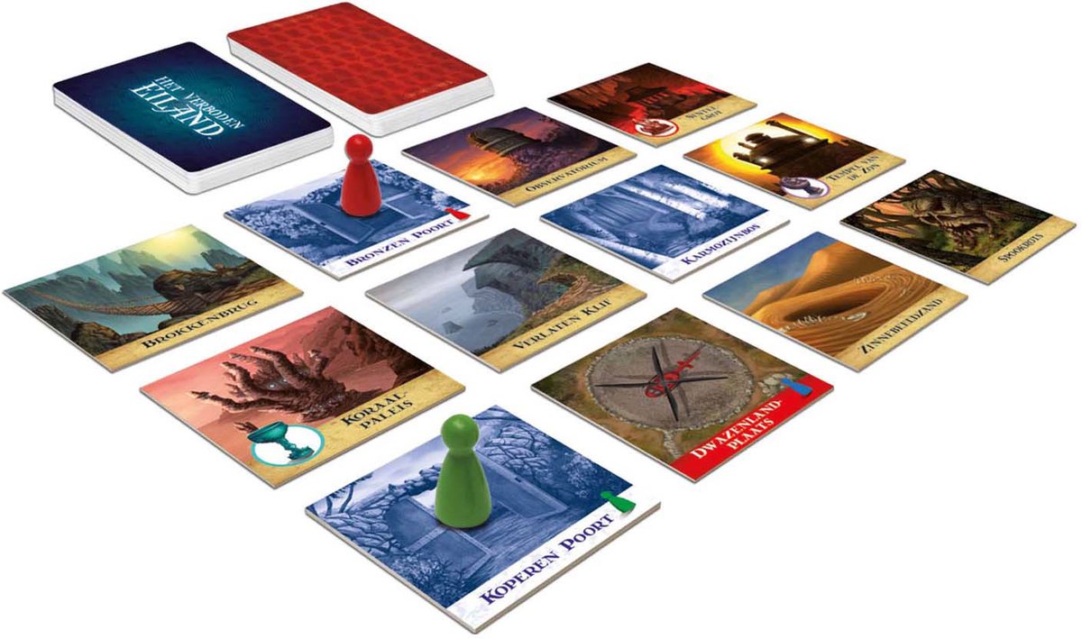 White Goblin Games - Het Verboden Eiland - Coöperatief spel - 2 tot 4 spelers - Vanaf 10 jaar - Samenwerken en Strategie - 30 minuten — cadeau in Partyspellen - foto 2