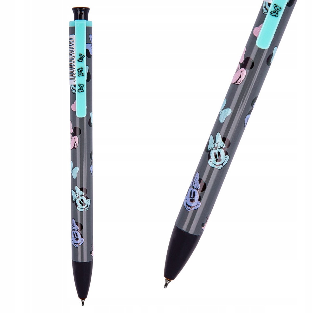 Colorino Minnie Mouse Gelpen - Blauw, 0.7mm, Grijs