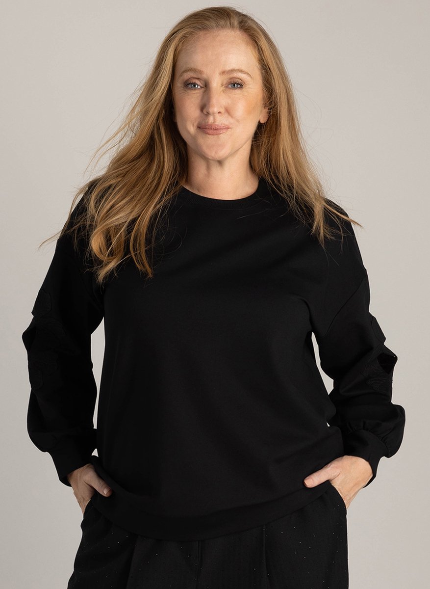 YEST CURVE Helvia Tops - Black - maat 1(48)